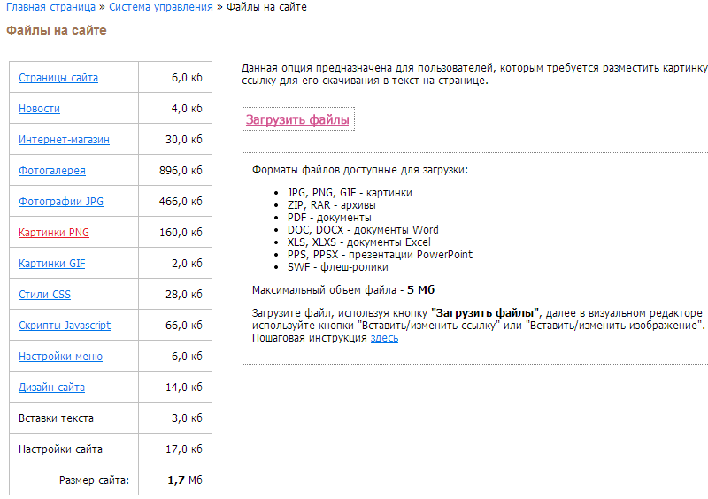 Переходим в раздел ''Картинки PNG''