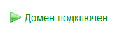 Подтверждение, что домен подключен